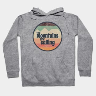 The Mountains are Calling Textured Stripes Hoodie